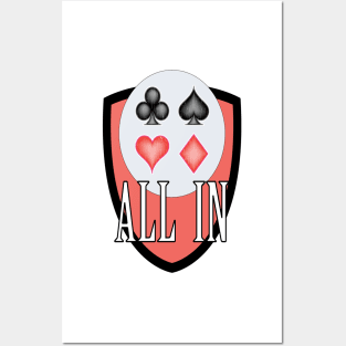 All In Poker Player Skills Posters and Art